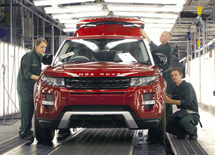 การทำความชื้นแบบระเหยของ Condair ที่ Jaguar Land Rover