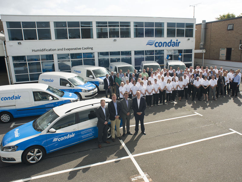 JS Humidifiers รีแบรนด์เป็น Condair plc
